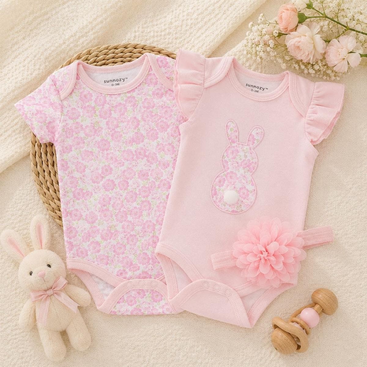 Floral Bunny & Blossom